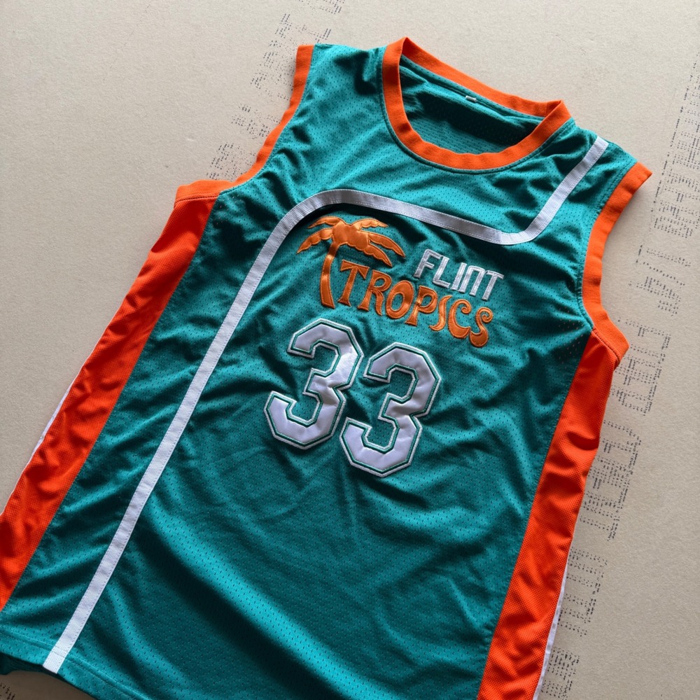 Y2K Movie Flint Tropics Jackie Moon Basketball Jersey